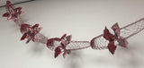 2.7m red and pink festive foil garland
