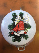Compact 10cm double bell candy jar for kitchen or party display