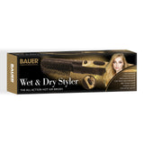 Hot air styling brush with two heat settings and cool mode