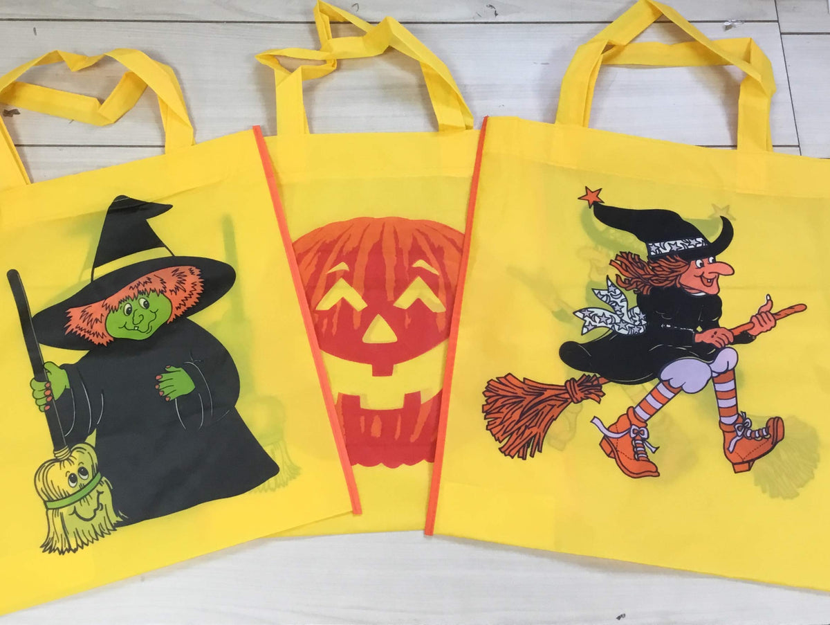 Standing witch design Halloween sweet collection bag