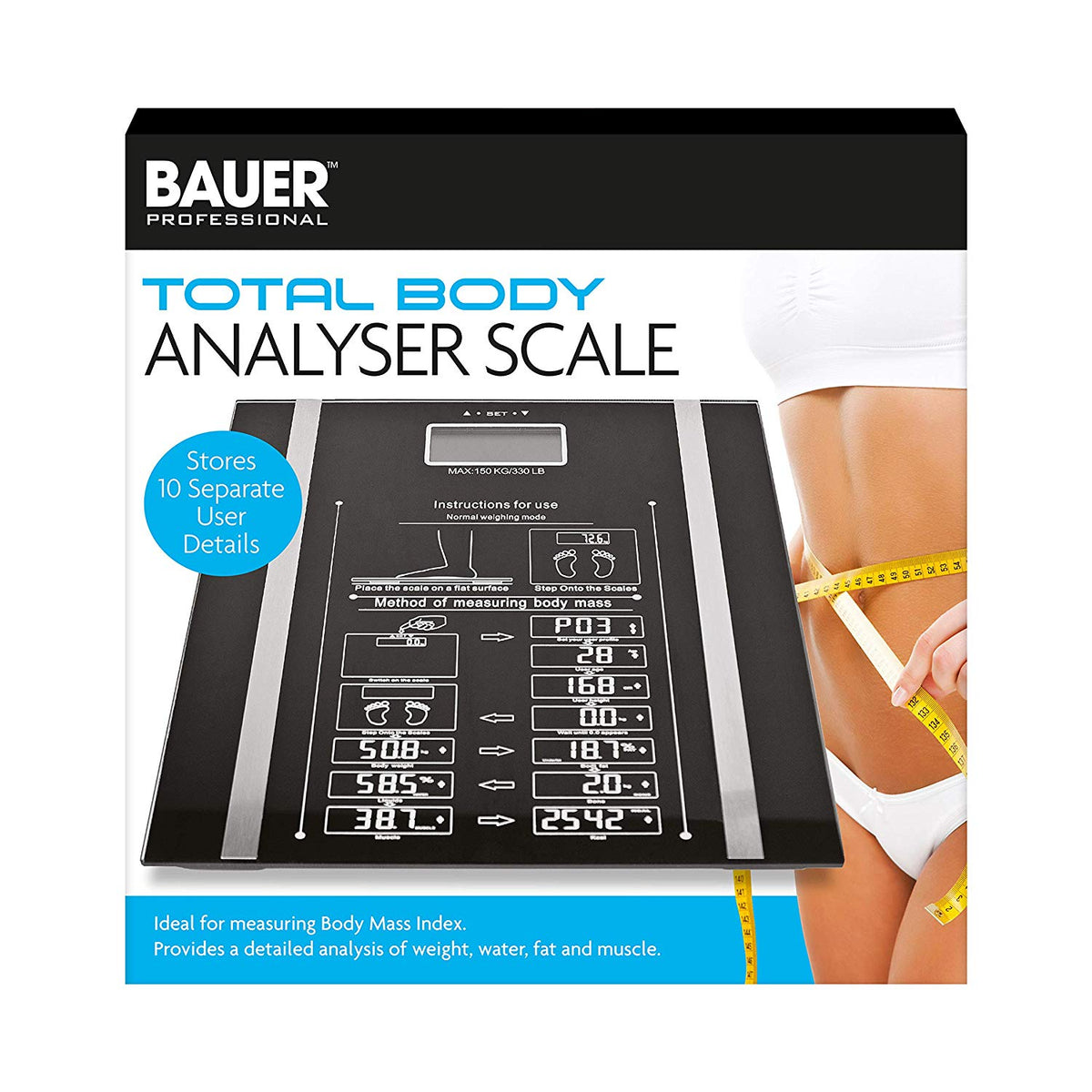 Bauer digital body analyser scales