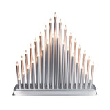 33 LED silver candle bridge Christmas decoration