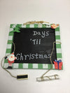 2 x Countdown To Christmas Chalkboards