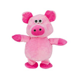 Interactive pink plush pig voice-mimicking toy alternate view