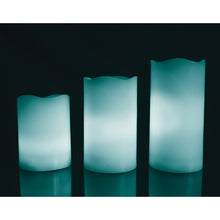 Load image into Gallery viewer, 3pc Flameless LED Candles ~ Remote Control ~ Colour Changing
