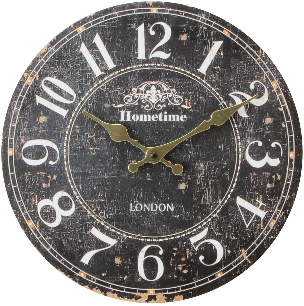 Whitton Wall Clock - Brown