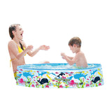 Rigid-sided Seaworld design paddling pool