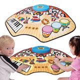 Global Gizmos Penguin Orchestra musical play mat with nine instruments