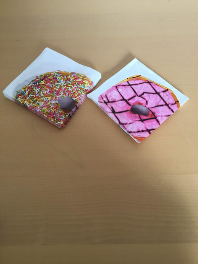20 Paper Napkins (33cm x 33cm) - Doughnuts