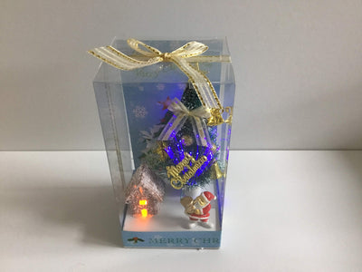 LED Fibre Optic Christmas Scene - Battery Operated