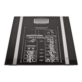 Bauer digital body analyser scales detail view