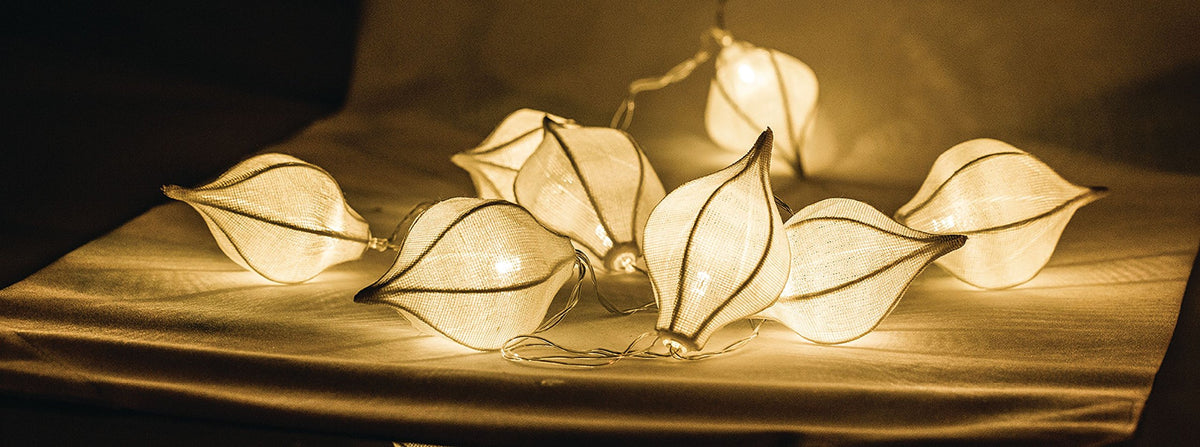 HQ HQLEDSLWTRDRW white water drop string lights 10 warm white LEDs