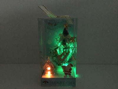 LED Fibre Optic Christmas Scene - Battery Operated