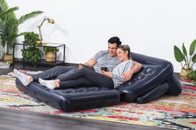 Load image into Gallery viewer, Multipurpose Inflatable Sofa Black PVC

