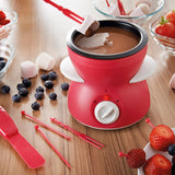 Global Gizmos chocolate melting pot and fondue accessory set