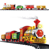 14-piece Christmas train set with 3 carriages sound and headlight