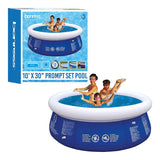 10ft round inflatable garden swimming pool