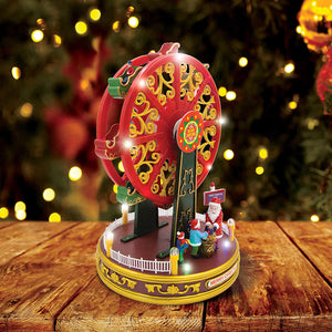 Christmas Scene Ferries Wheel Ornament