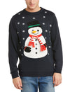 The Christmas Workshop blue 3D Snowman Christmas jumper large