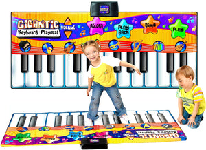 Children's Giant Electronic Keyboard Piano Musical Playmat Toy Instrument