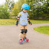 Beginner Trainer Skates, My First 4 Wheel Quad Roller Skates for Kids, Boys and Girls