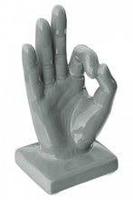 Load image into Gallery viewer, Ceramic Hand Ok Sign Grey
