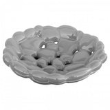Grey ceramic round bubble bowl