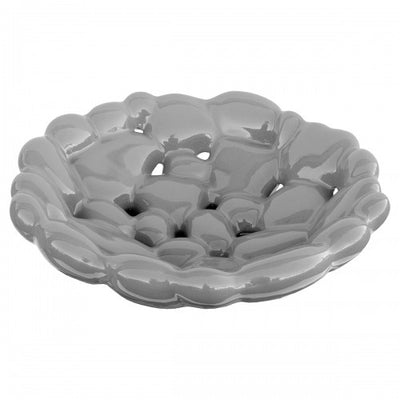 Ceramic Grey Round Bubble Bowl
