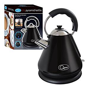 Fast-boil pyramid cordless kettle