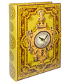 Vintage clock decorative storage book box
