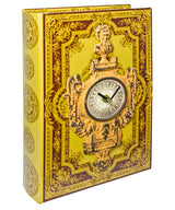 Vintage clock decorative storage book box