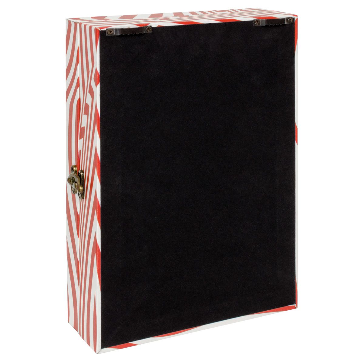 Back view of Carnival decorative storage book box