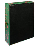 Back view of Mysterious Forest wall-mountable book box