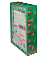 Side view of Mysterious Forest storage book box