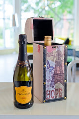 Paris Eiffel Tower wine bottle carrier gift box 40cm
