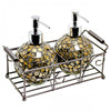 Mosaic Glass Round Soap Dispensers