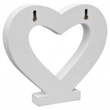 Load image into Gallery viewer, Mosaic Glass Standing Heart Decoration
