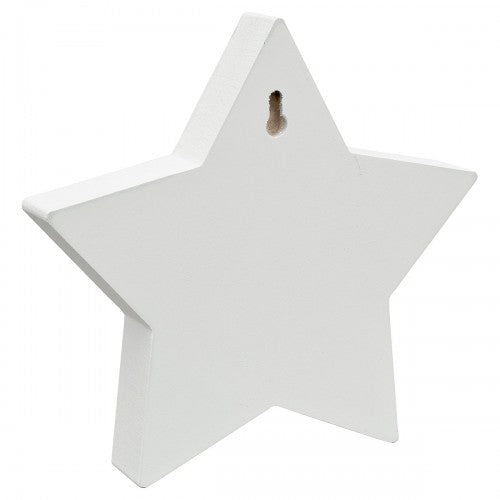 Back view of mosaic glass standing star decoration