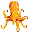 Glass Orange Octopus