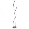 LED double twist tall floor lamp