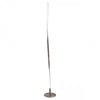 120cm LED twist floor lamp in satin nickel