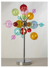 Multicolour ball table lamp