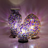 Purple Flower Mosaic Tile Lighting