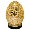 Gold Distressed Flower Mosaic Tile Lighting