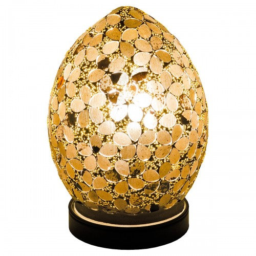 Autumn Gold Flower Mosaic Tile Lighting