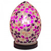 Purple Flower Tile Mosaic Lighting