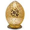 Gold Distressed Flower Mosaic Tile Lighting