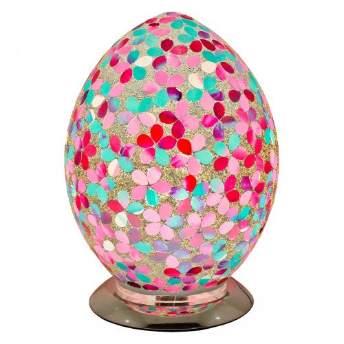 Pink Flower Mosaic Tile Lighting - Hartes Home Store – Hartes Homestore