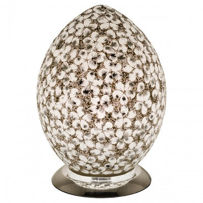 White Flower Tile Mosaic Lighting