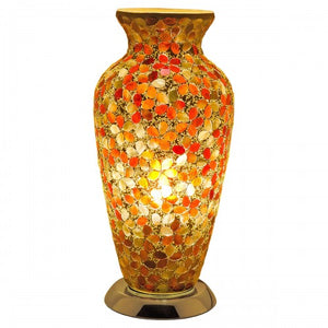 Amber Flower Mosaic Tile Lighting